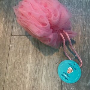 Pink Chiffon Bath Sponge - Kids Accessories